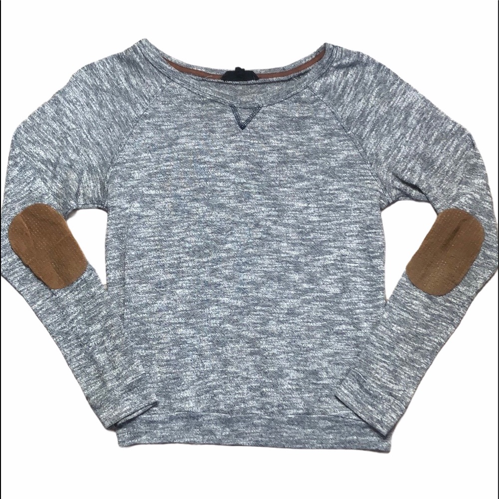 Iris LosAngeles Light Weight Patched Elbow Sweater